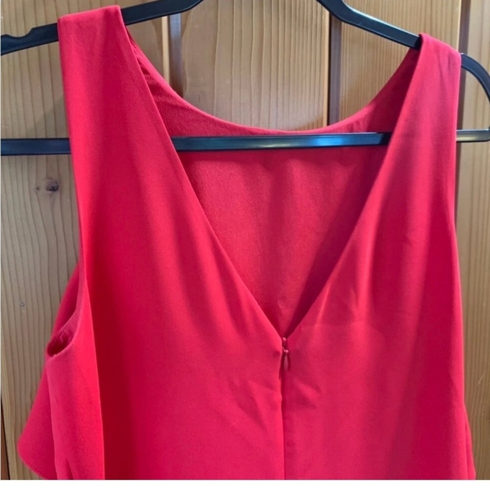 Trina Turk Scarlet Midi Dress with Ruffle Detail - Picture 6 of 13